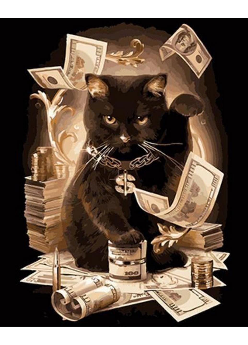 Картина за номерами "Заможний кіт" 40х50 см 11932 Art Craft (198866203)
