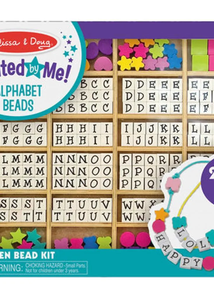 Набор для творчества Мега-набор деревянных бусин Алфавит (MD13774) Melissa&Doug (202365215)