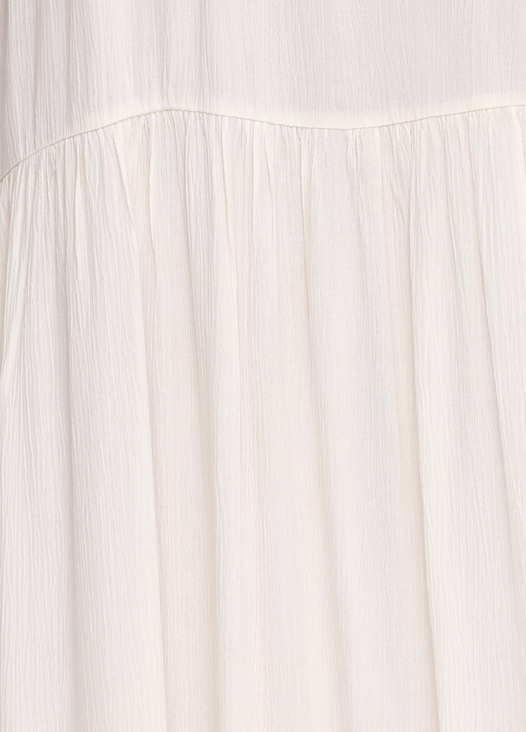 Светло-бежевое кэжуал платье клеш H&M меланжевое