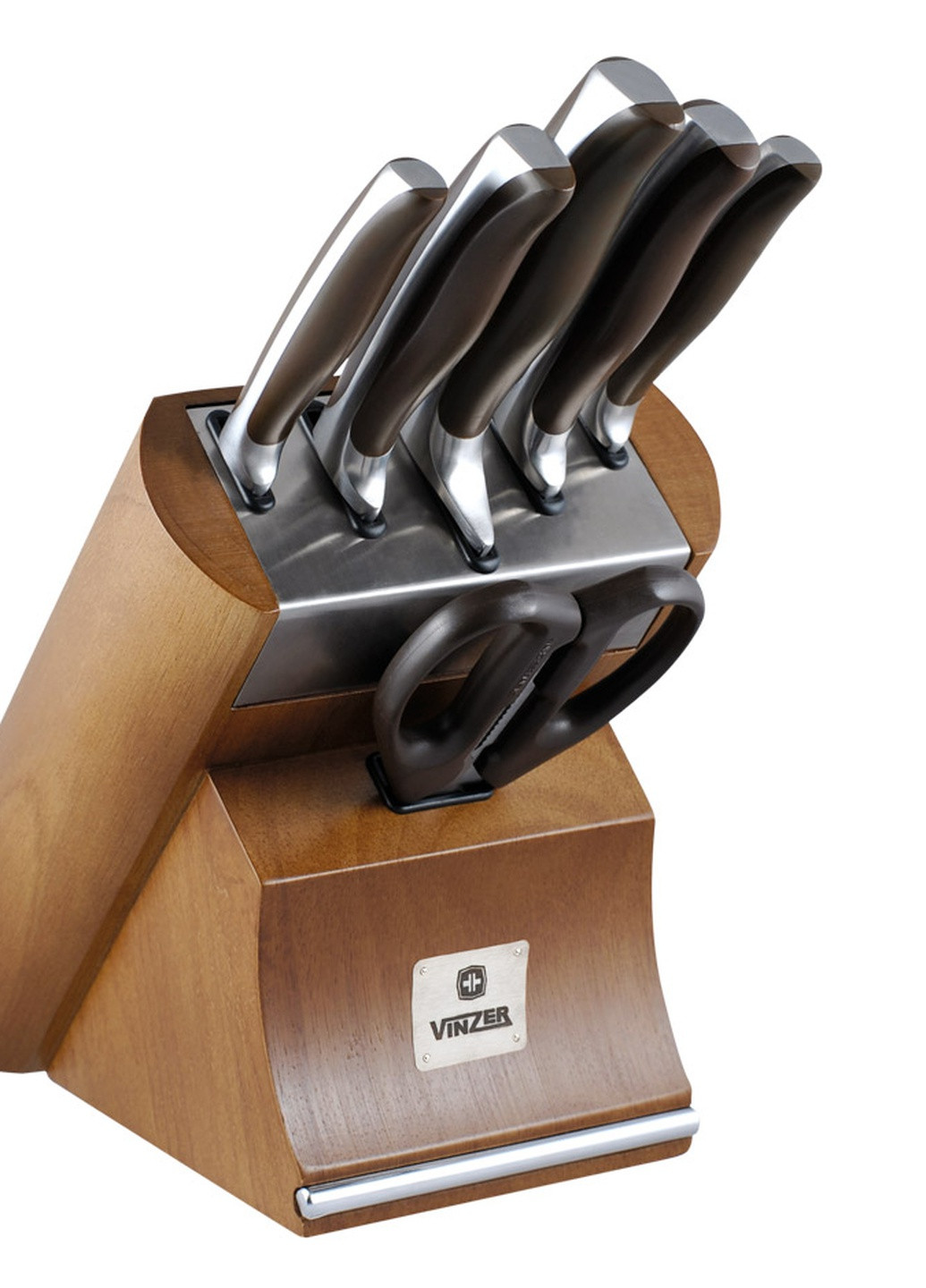 Набір ножів з 7 пр. Massive (50124) Vinzer сірий,