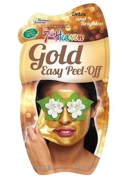 Маска-плівка для обличчя з золотом Gold Easy Peel-Off Face Mask 7th Heaven (250116359)