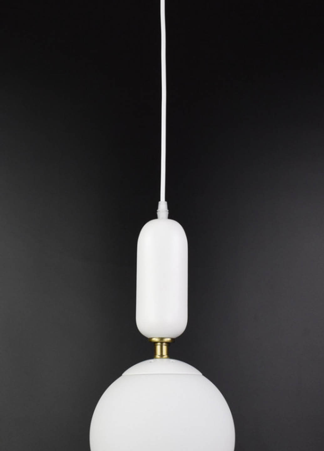 Люстра стельова підвісна в стилі LOFT (лофт) 12015/1-wh Білий 40х18х18 см. Handmade (234537501)