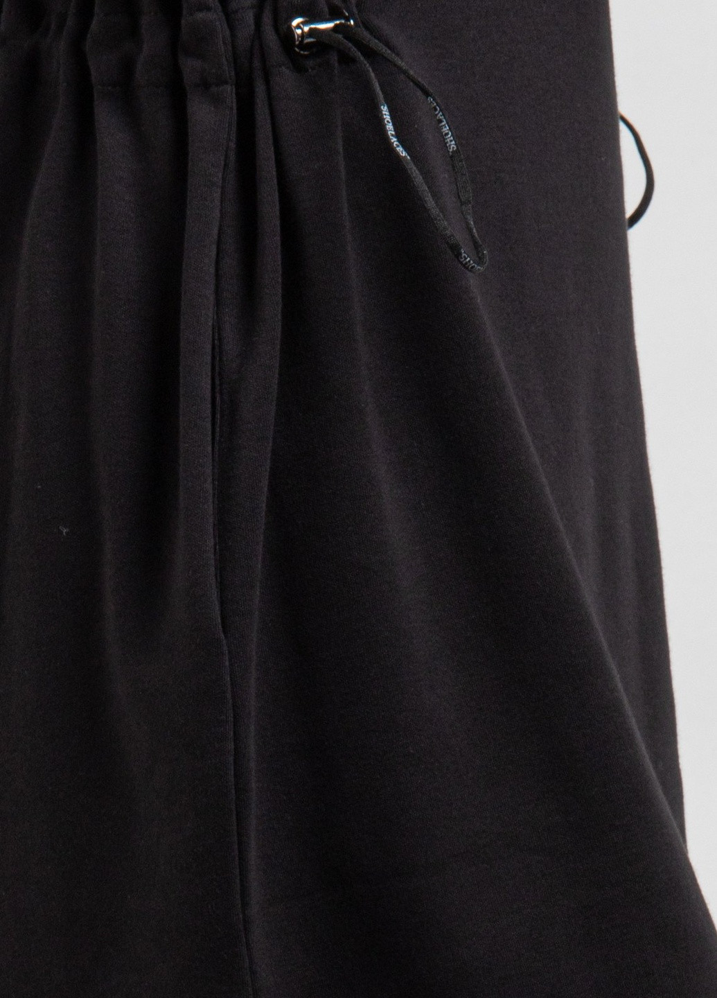 Чорна кежуал чорна бавовняна сукня з логотипом Off-White однотонна