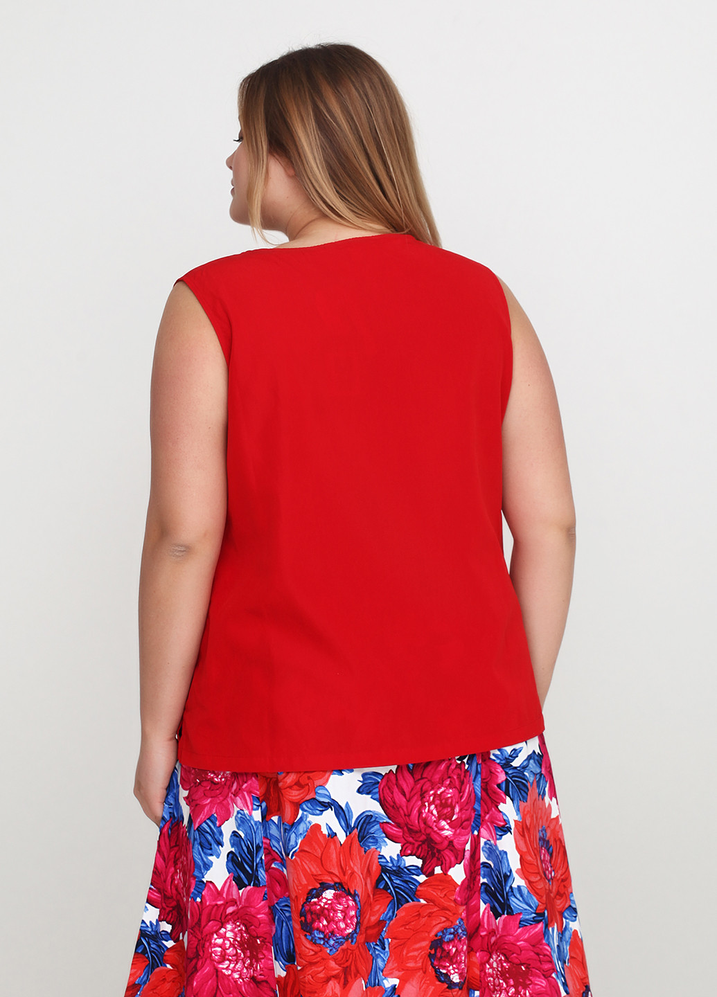 Красная летняя блуза TRAVEL SMITH