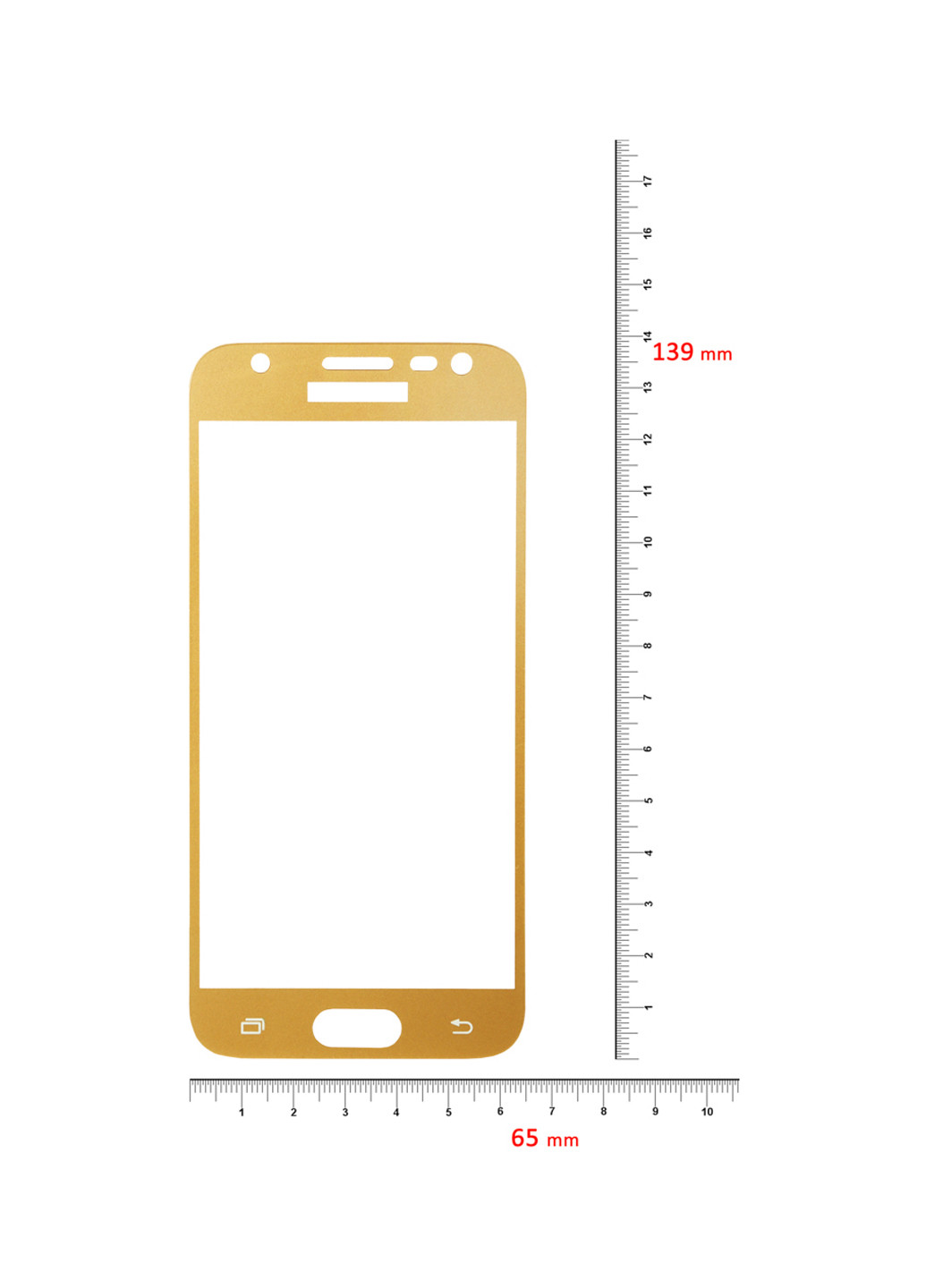 Захисне скло для Samsung Galaxy J3 2017 J330 Gold (701 827) BeCover для Samsung Galaxy J3 2017 J330 Gold (701827) (140480946)