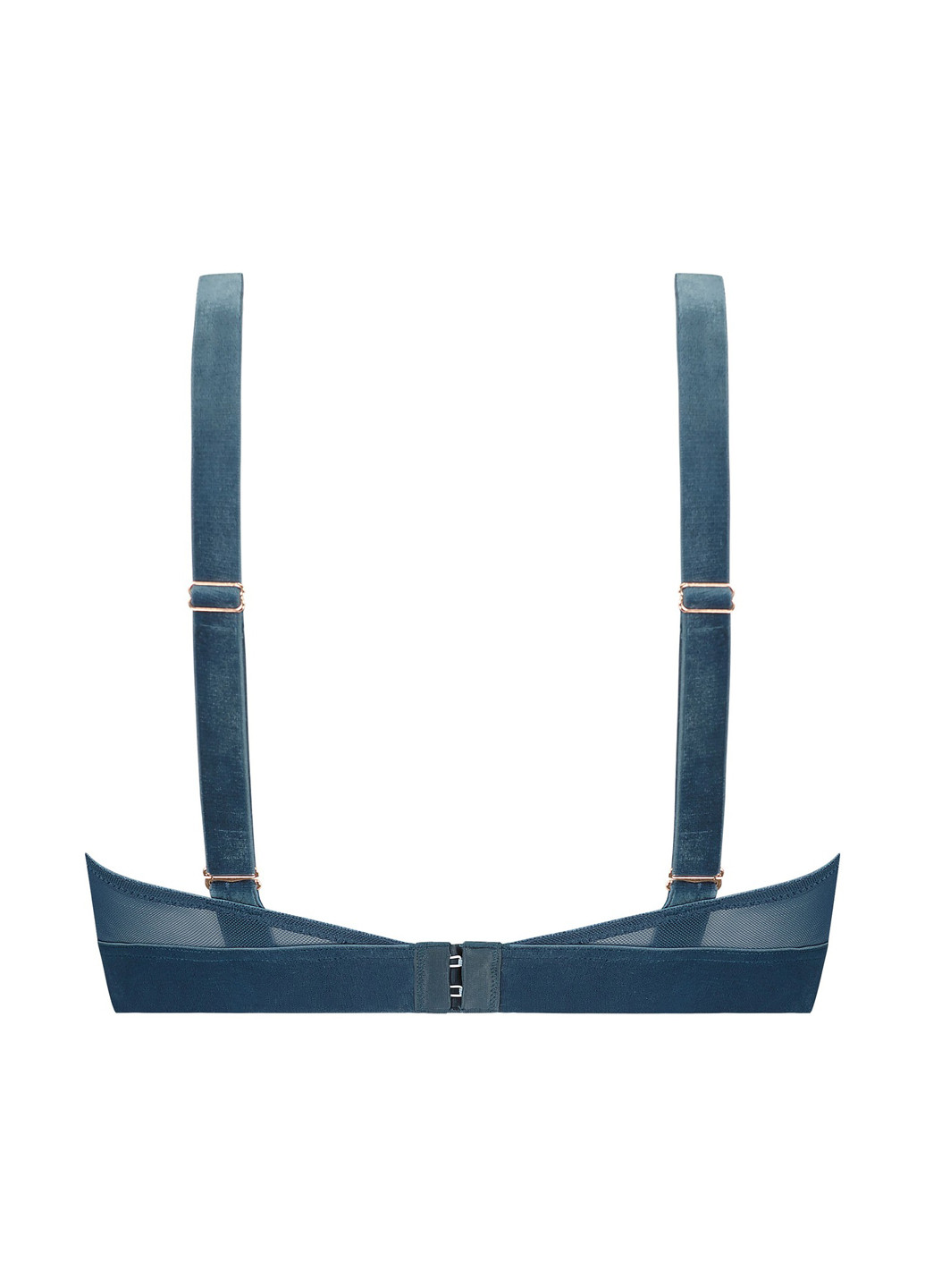 Зелёный топ бюстгальтер Hunkemoller без косточек полиэстер