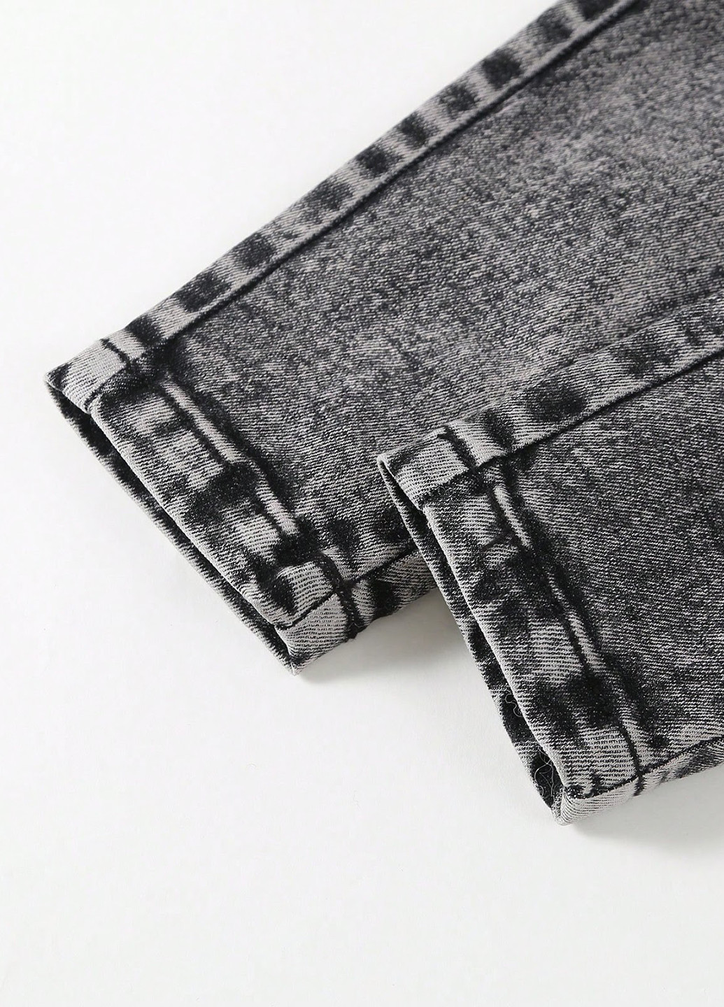 Темно-серые демисезонные скинни джинсы SHEIN