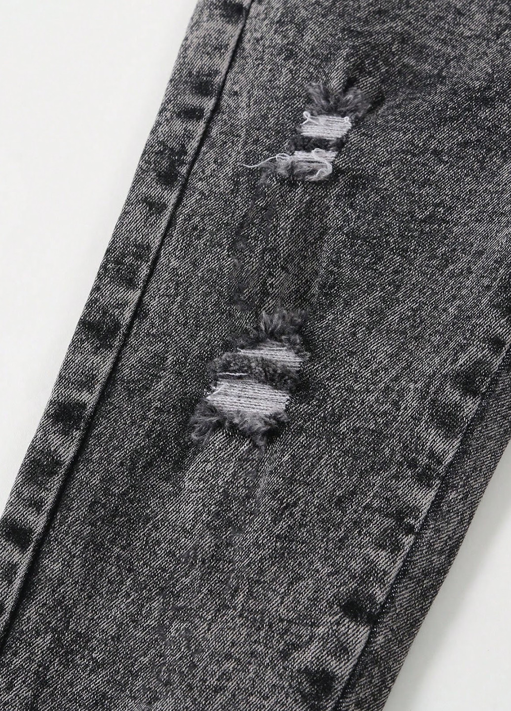 Темно-серые демисезонные скинни джинсы SHEIN