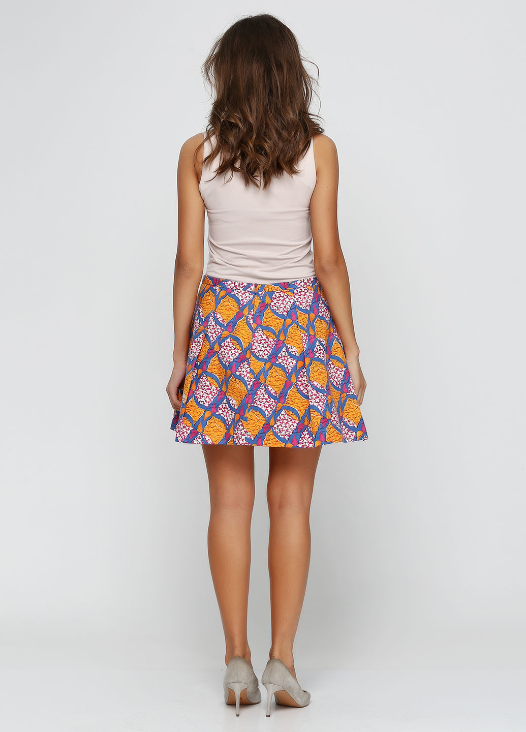 Разноцветная кэжуал с абстрактным узором юбка Trafaluc