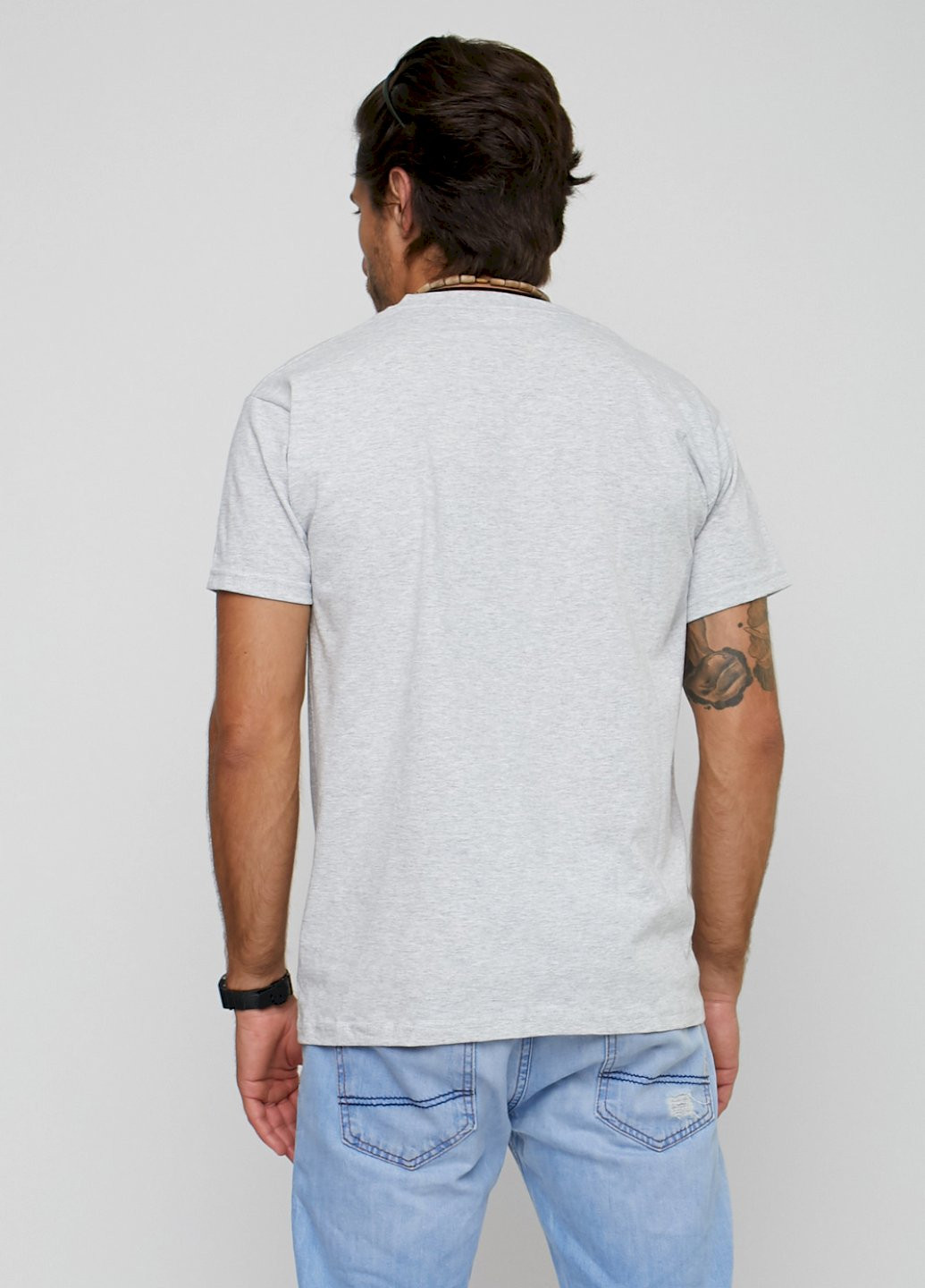 Сіра футболка чоловіча YAPPI