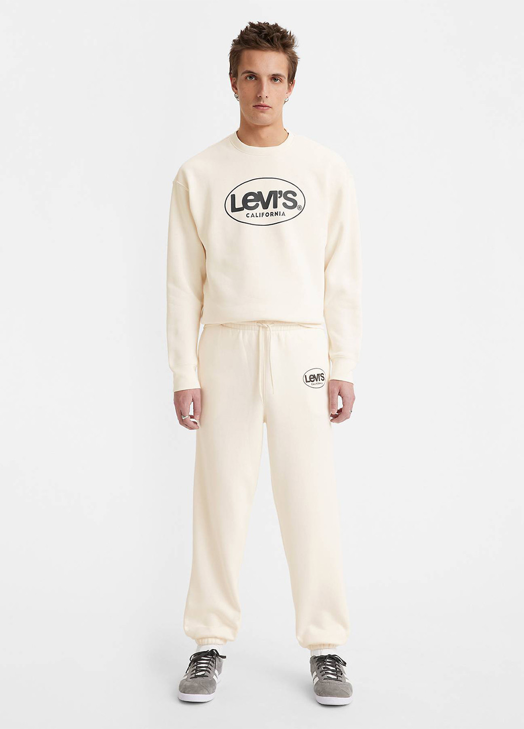 Молочные спортивные демисезонные джоггеры брюки Levi's