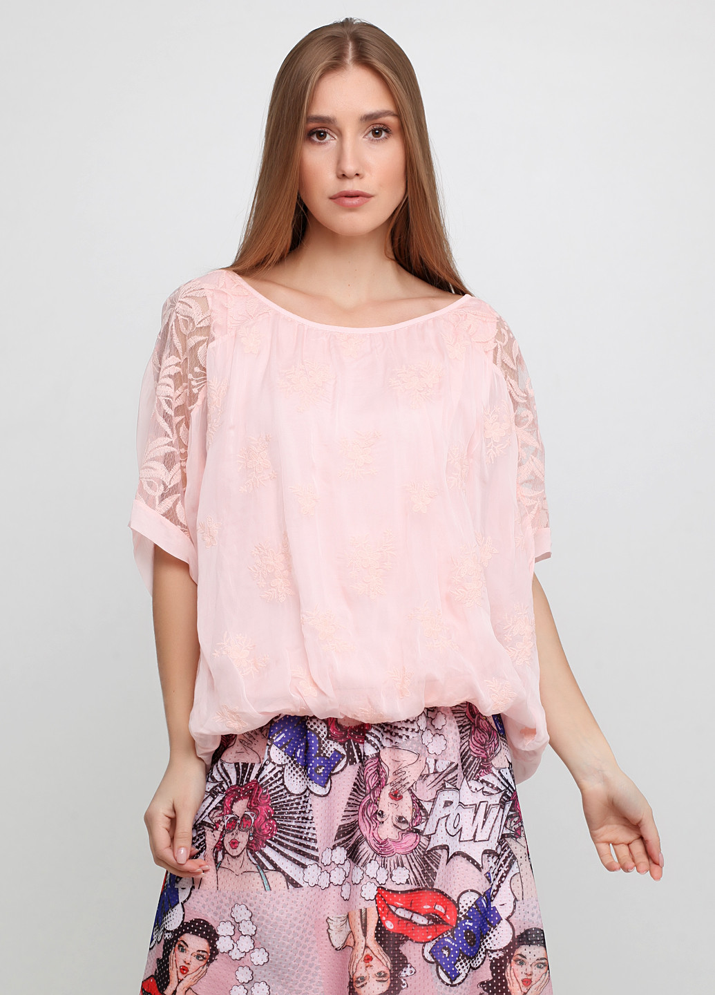 Светло-розовая блуза Altamira
