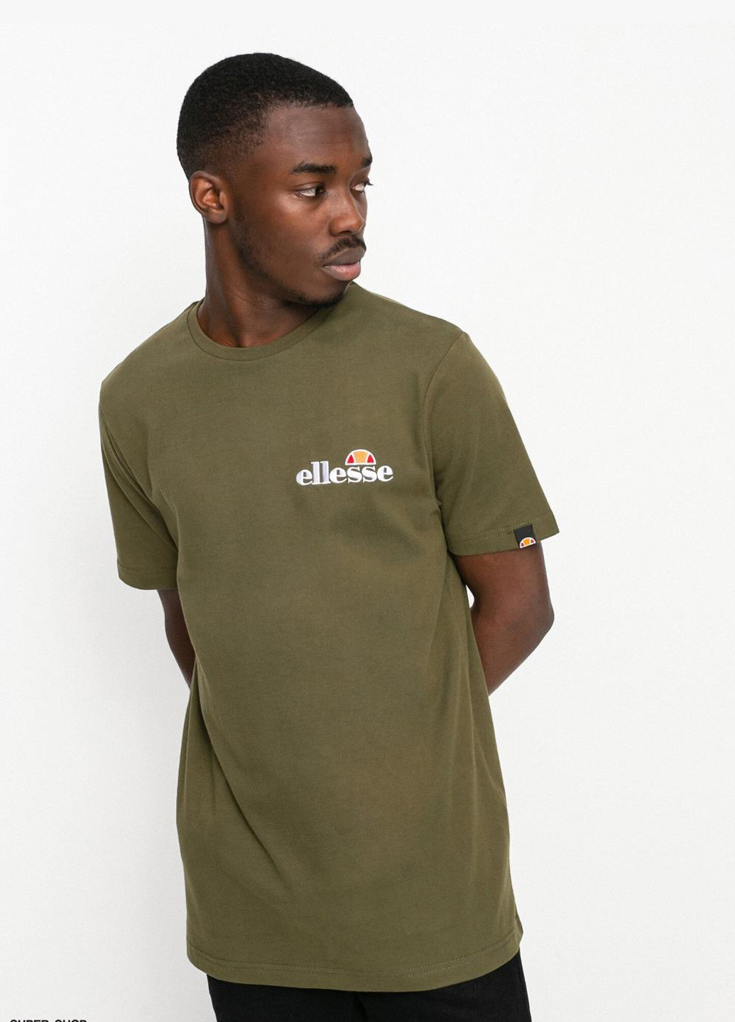 Хакі (оливкова) футболка shb06835-506 Ellesse T-SHIRT VOODOO TEE KHA OLIVE
