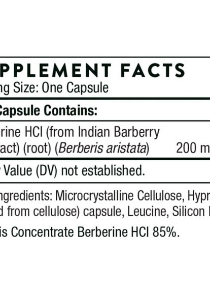 Berbercap 60 Caps Thorne Research (256379928)