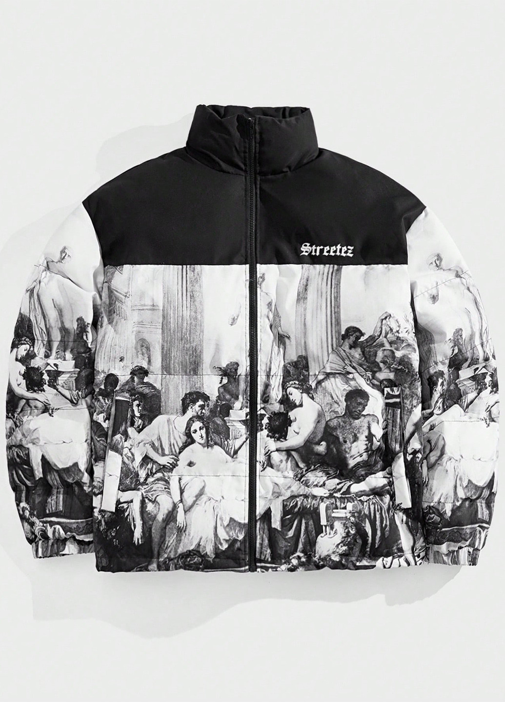 Черная демисезонная куртка SHEIN