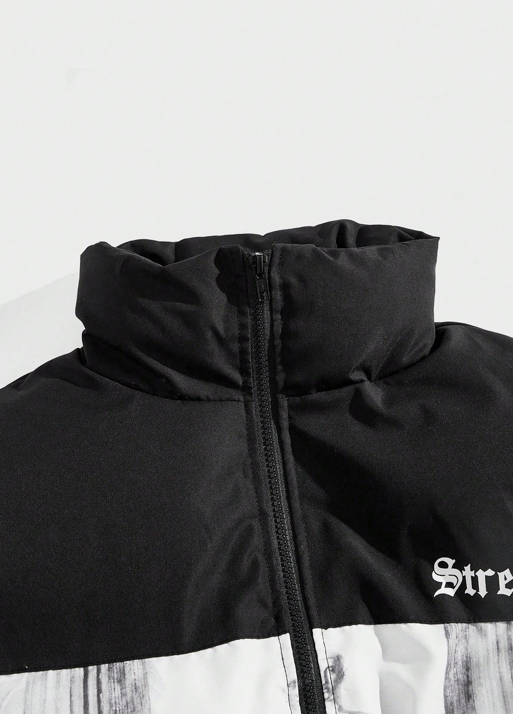 Черная демисезонная куртка SHEIN