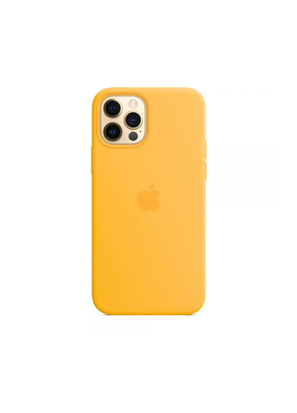 Чехол силиконовый soft-touch Silicone case для iPhone 12 Pro Max желтый Sunflower Apple (245963828)