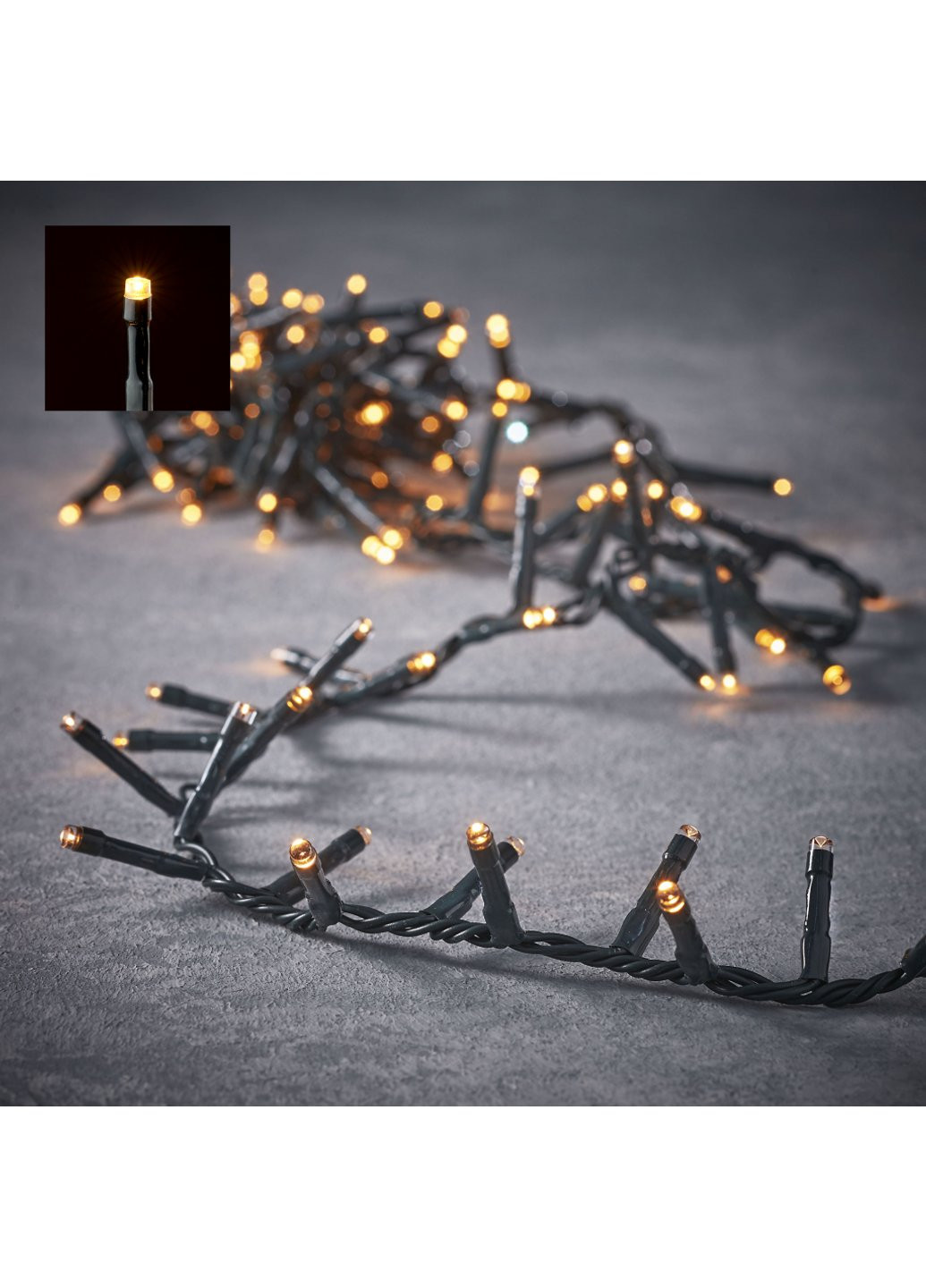 Гирлянда Змейка теплый белый 10.4 м (8718861684315) Luca Lighting (254593483)