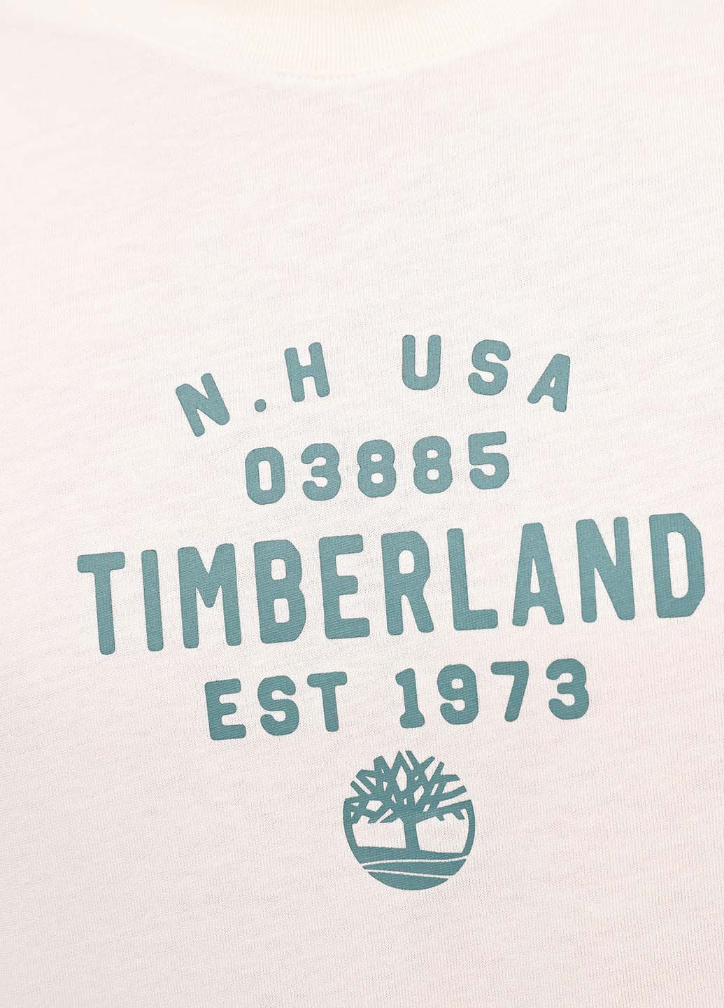 Молочная футболка Timberland