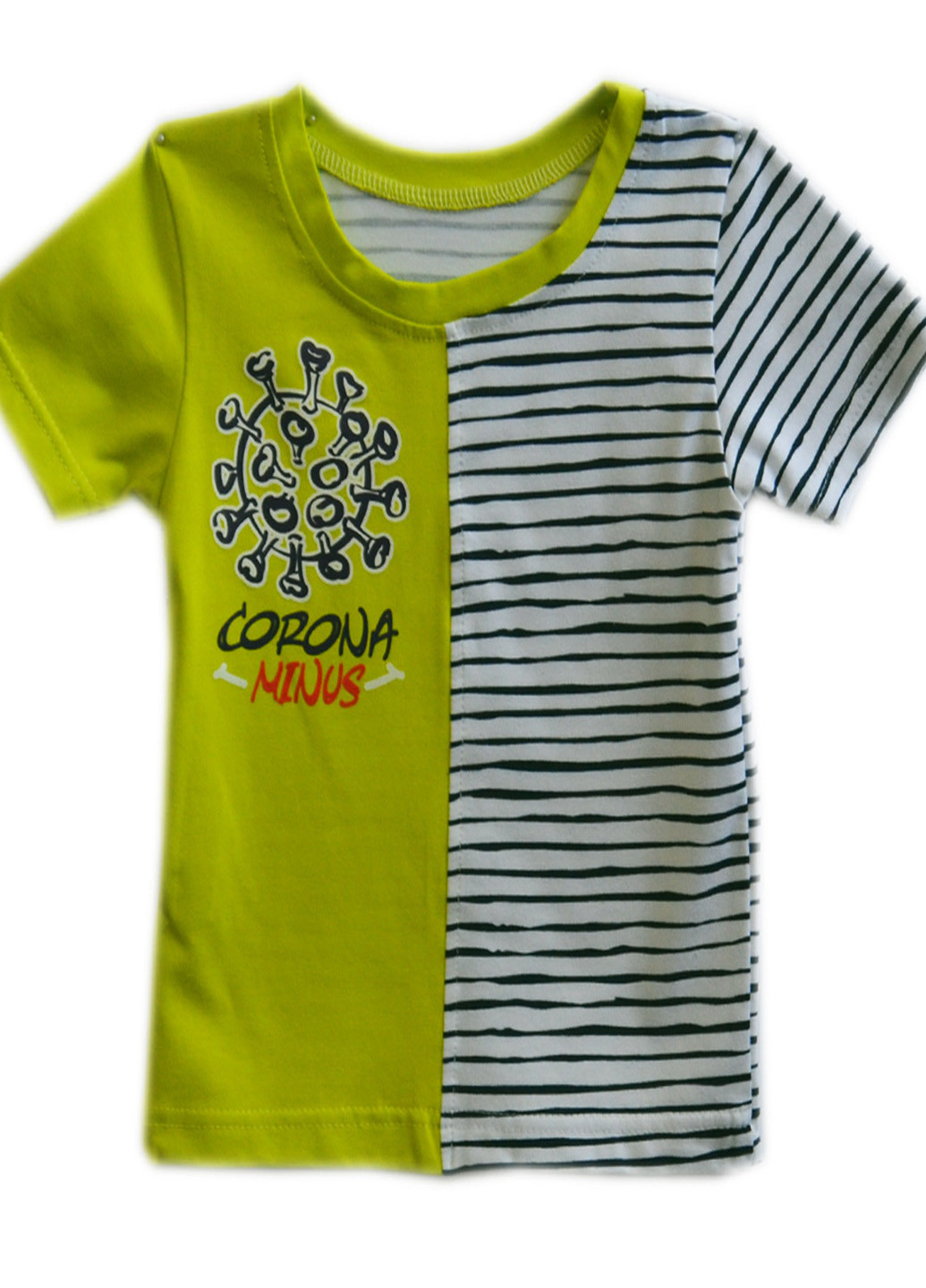 Зеленая летняя футболка для мальчика "corona minus" Витуся