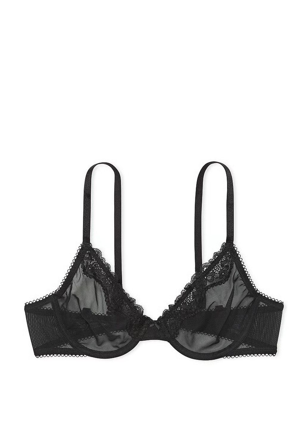 Черный демисезонный комплект (бюстгальтер, трусики) Victoria's Secret