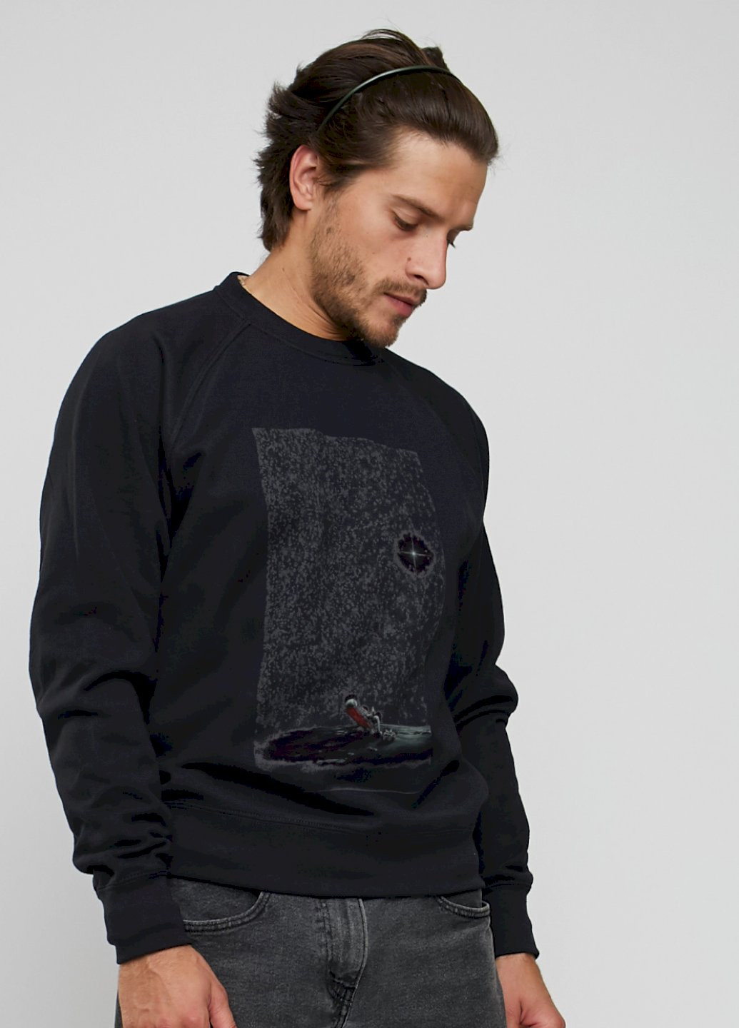 Черный свитшот мужской YAPPI (198688932)