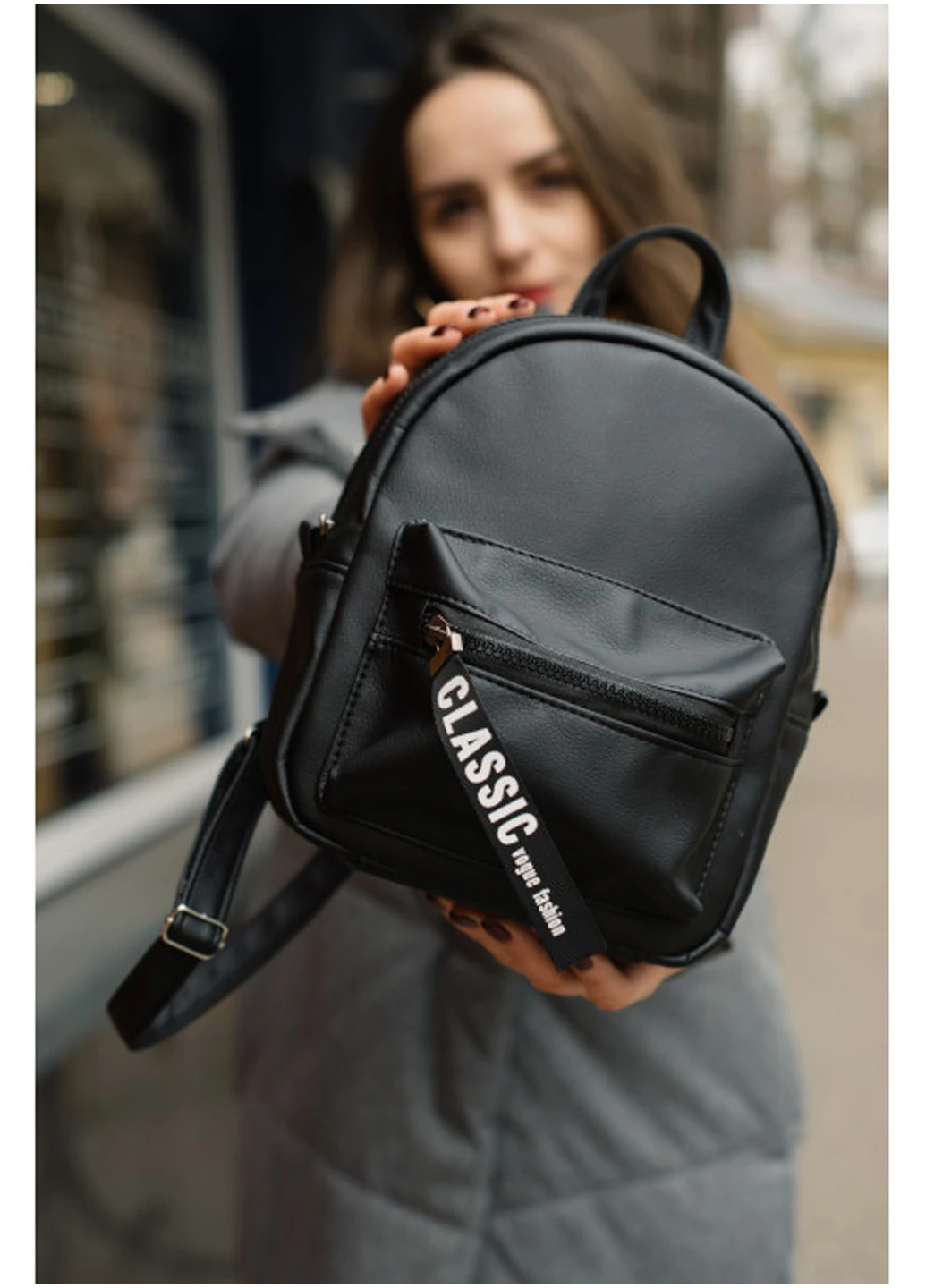 Жіночий рюкзак 25х10х20 см Sambag (210478351)