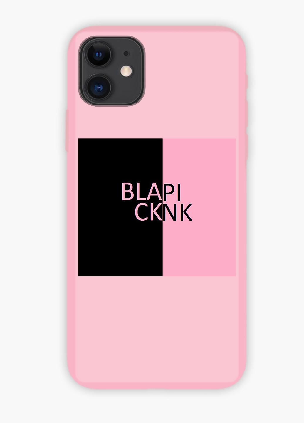 Чохол силіконовий Apple Iphone 11 Pro Max Блек Пінк (BlackPink) Білий (9232-1345) MobiPrint (219534619)