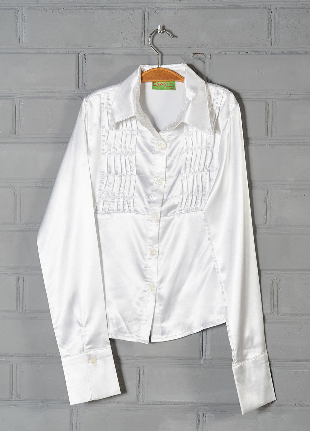 Белая блузка с длинным рукавом R.M.L демисезонная