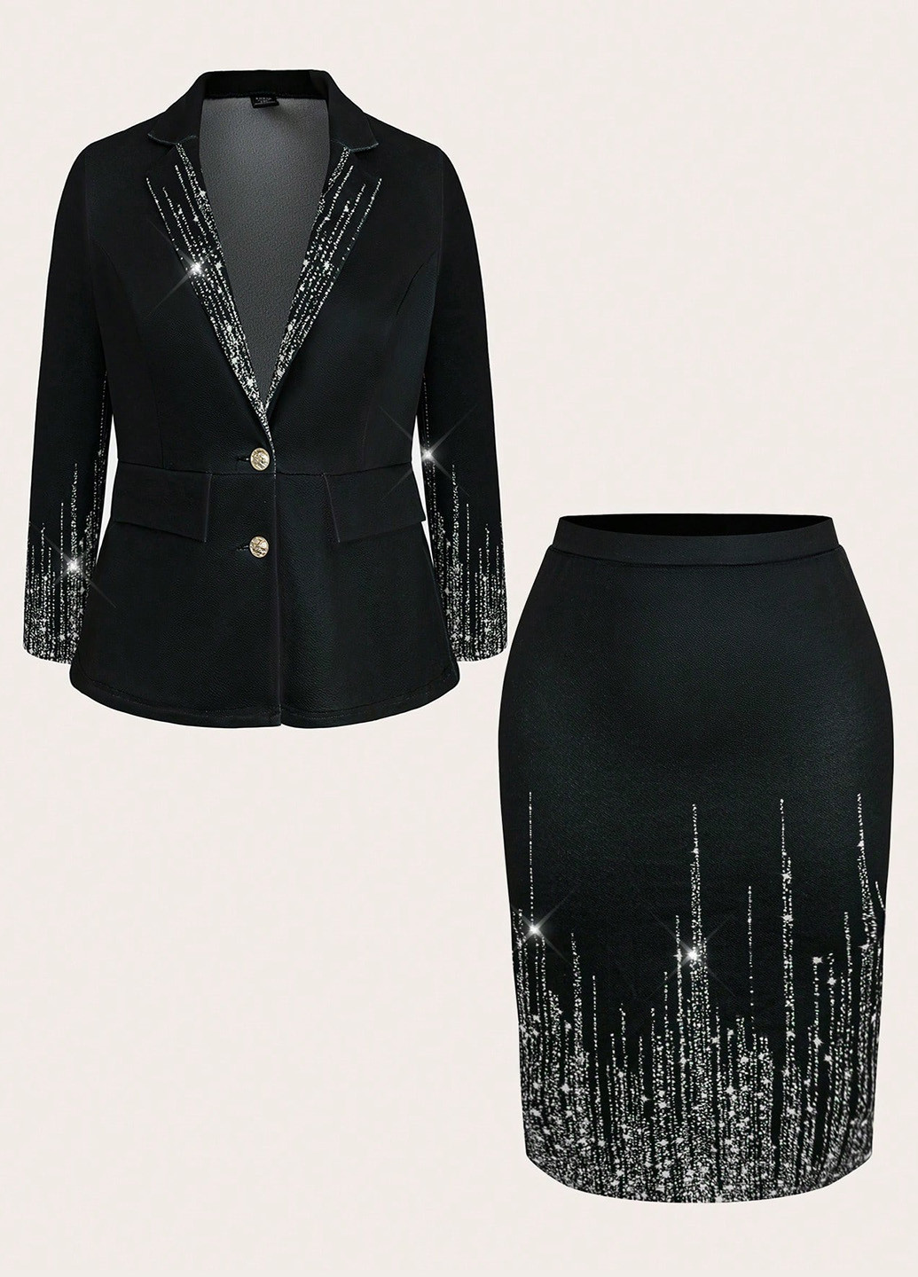 Костюм (жакет, юбка) SHEIN (342964759)