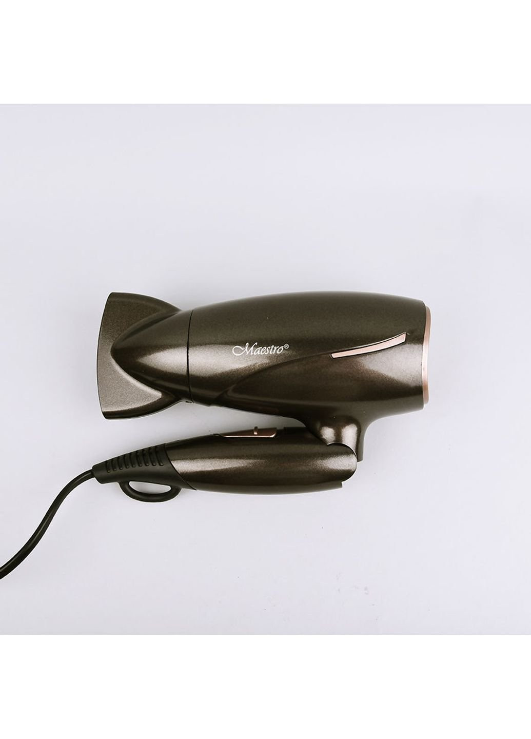 Дорожній фен для волосся MR-209 1600 Вт сірий Maestro (253854125)