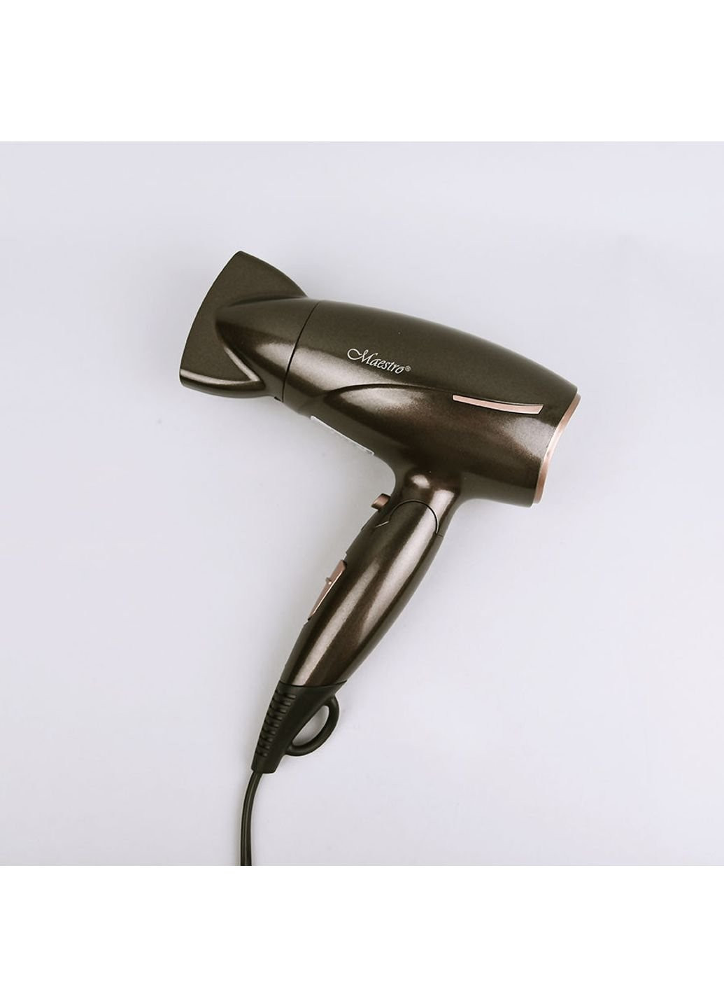 Дорожній фен для волосся MR-209 1600 Вт сірий Maestro (253854125)
