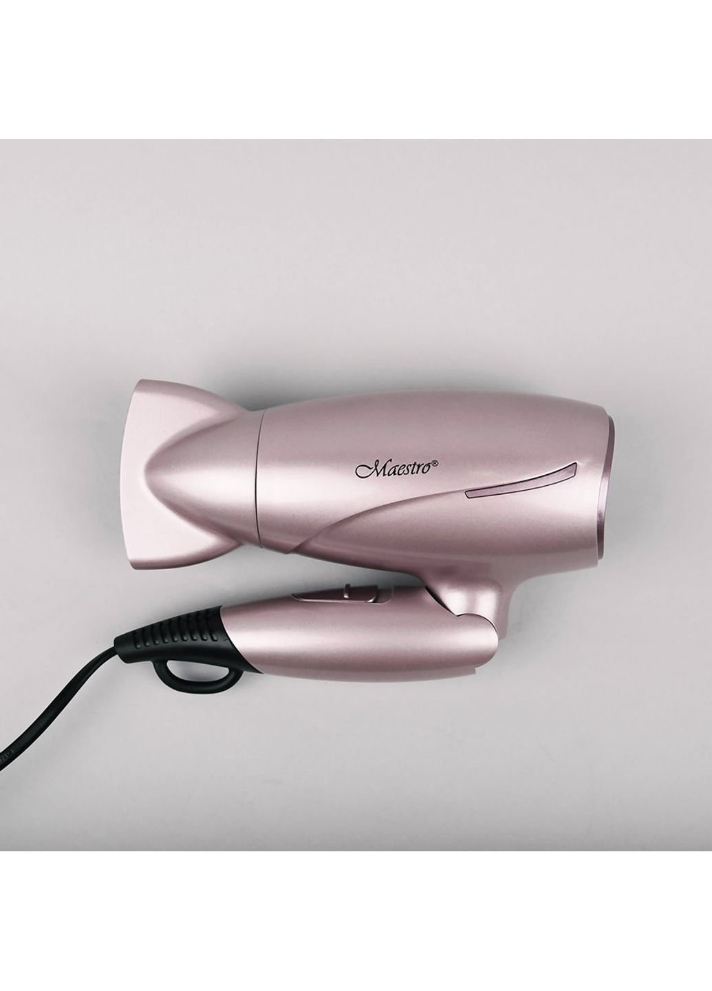 Дорожній фен для волосся MR-209 1600 Вт сірий Maestro (253854125)