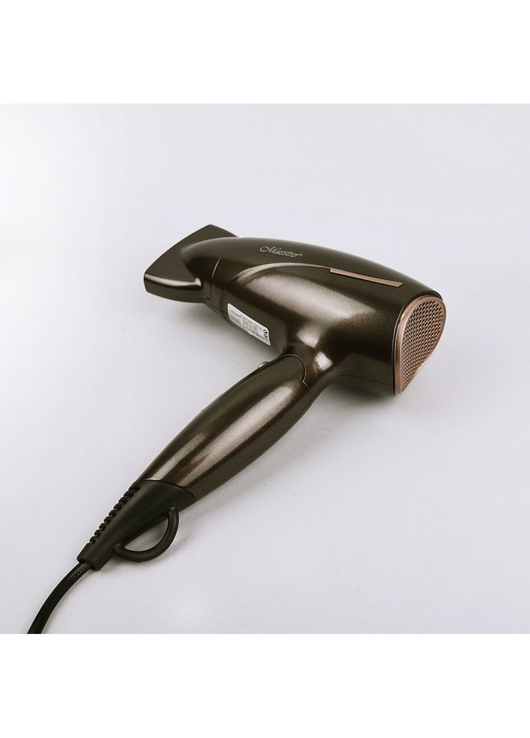 Дорожній фен для волосся MR-209 1600 Вт сірий Maestro (253854125)