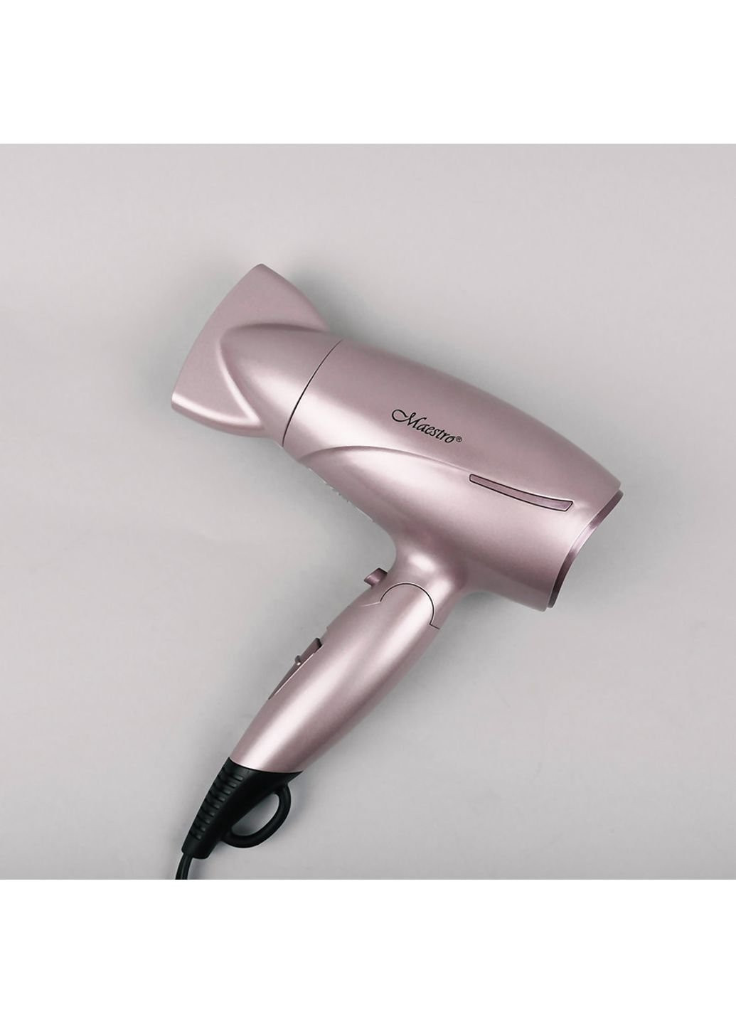 Дорожній фен для волосся MR-209 1600 Вт сірий Maestro (253854125)