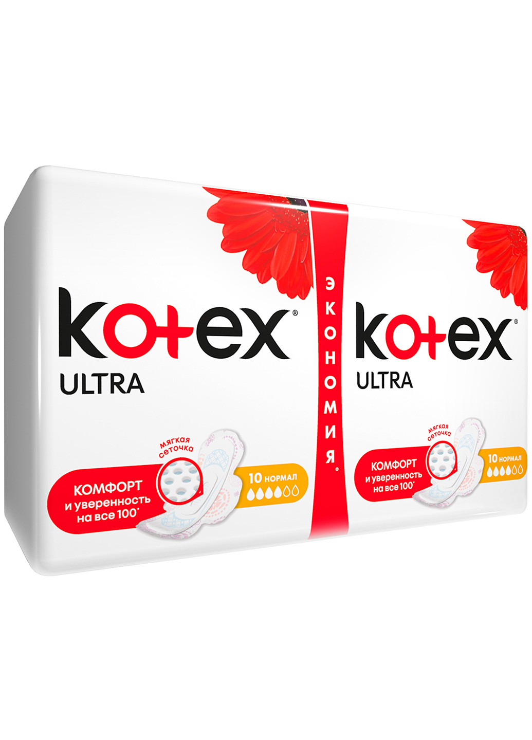 Прокладки коtex ultra dry normal duo 20 шт Kotex 5029053542638 (255953505)