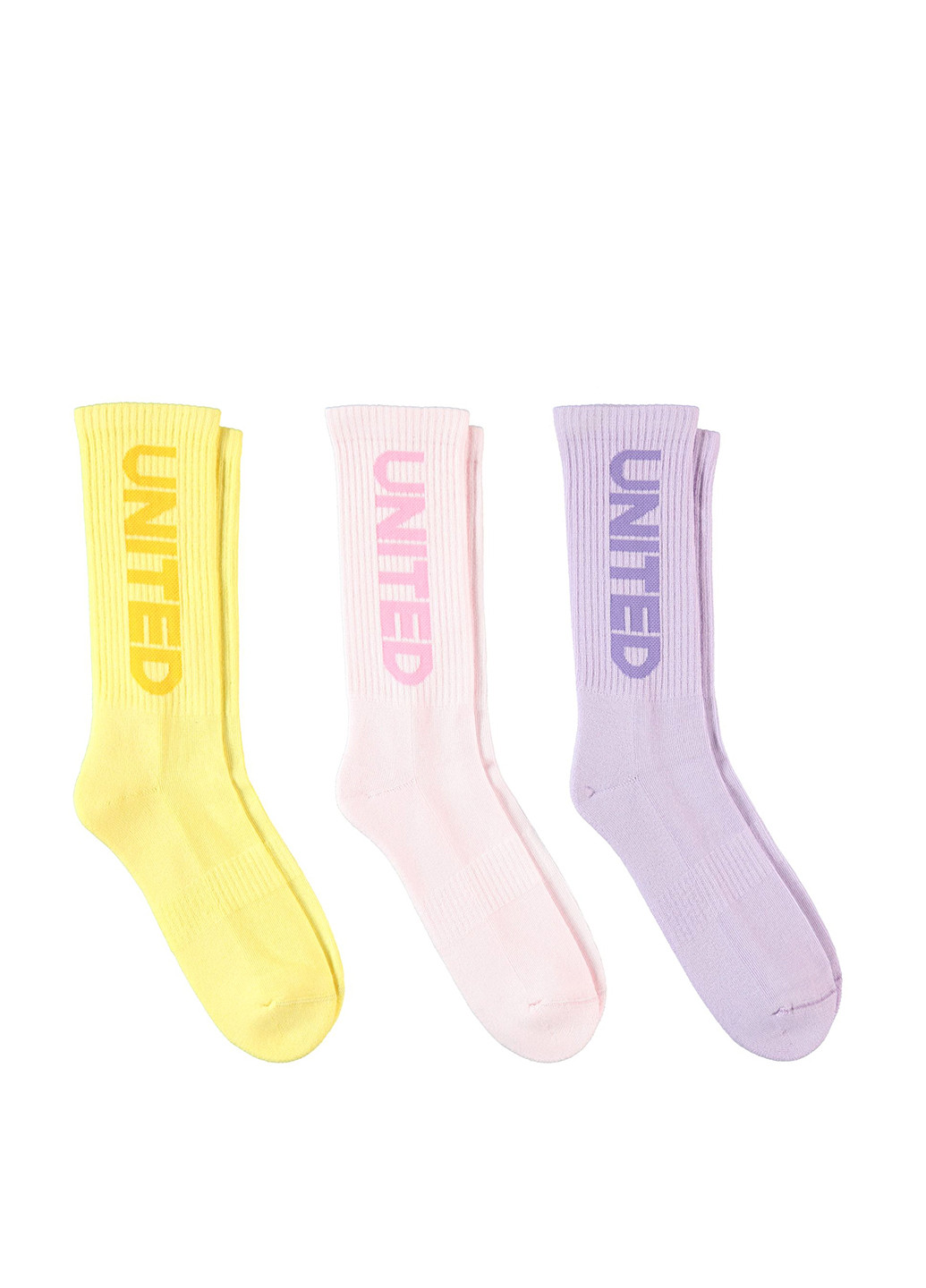 Комбіновані шкарпетки (3 пари) UNITED4 логотипи (329148622)