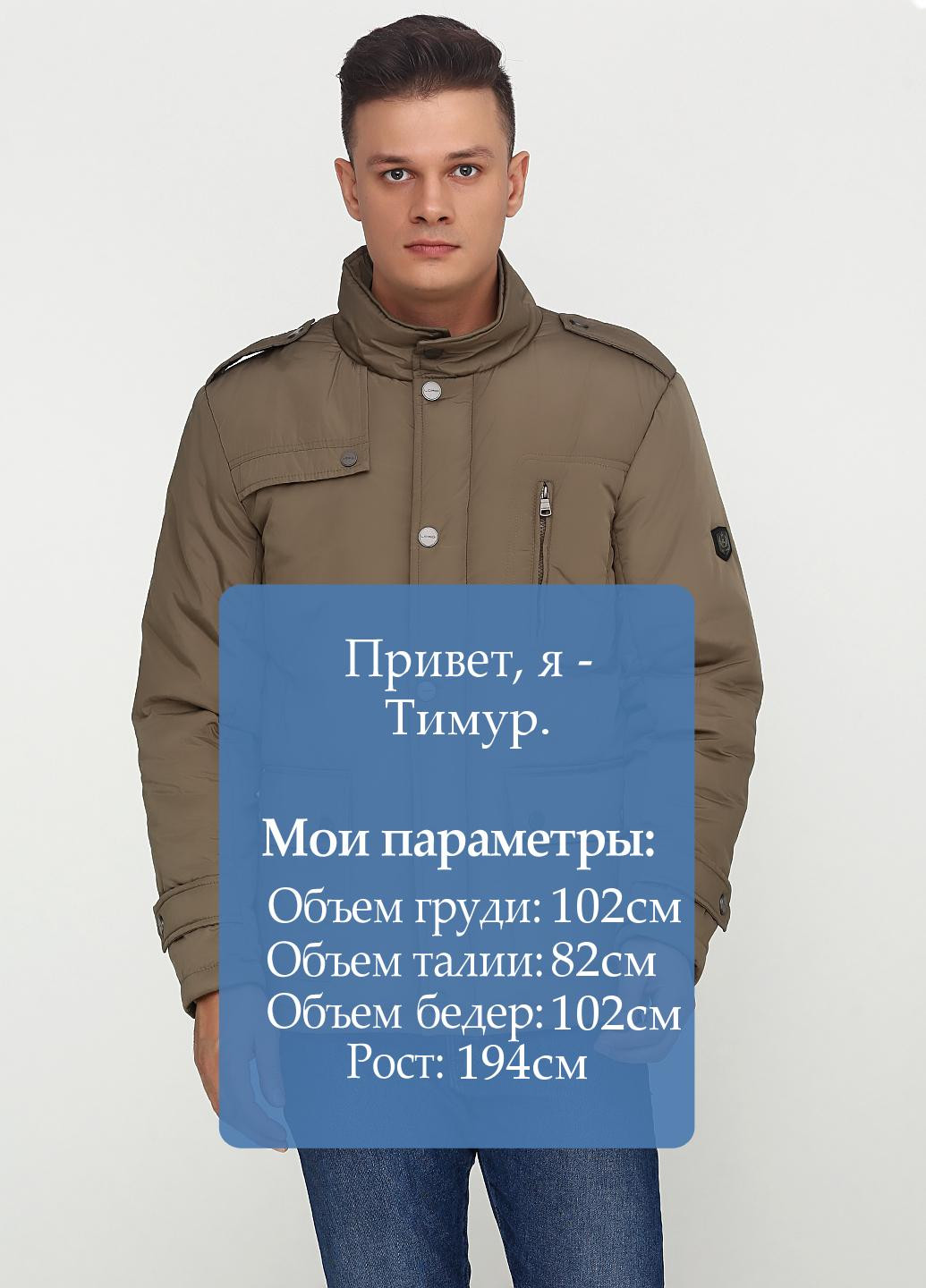 Оливкова (хакі) демісезонна куртка Alex Lordi