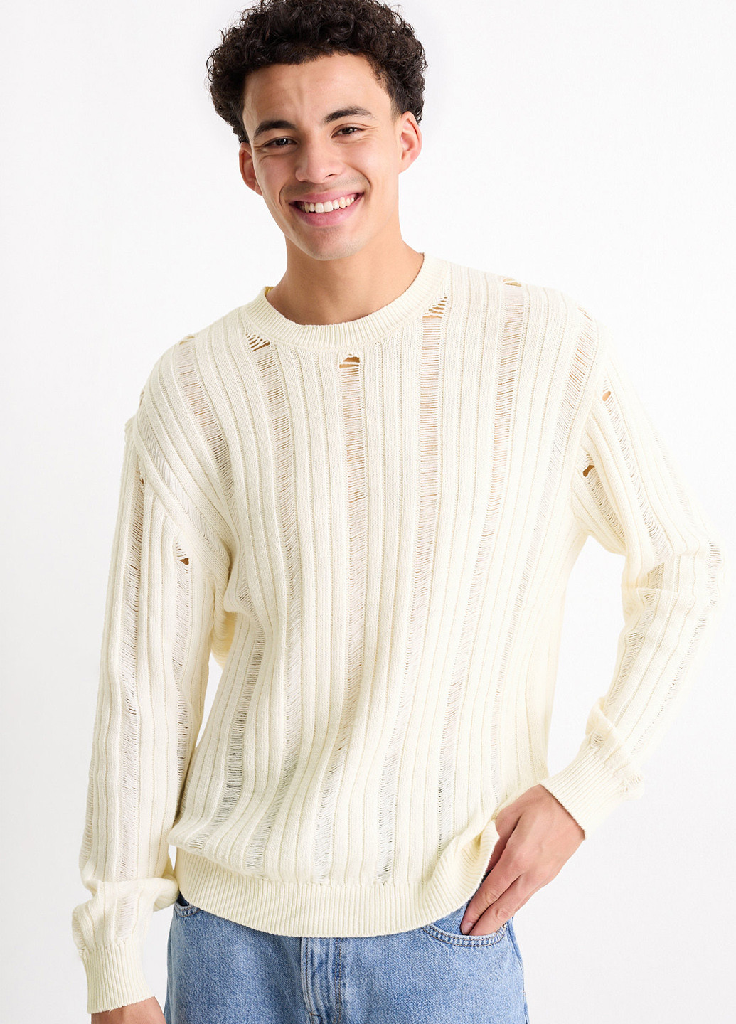 Белый демисезонный джемпер джемпер C&A