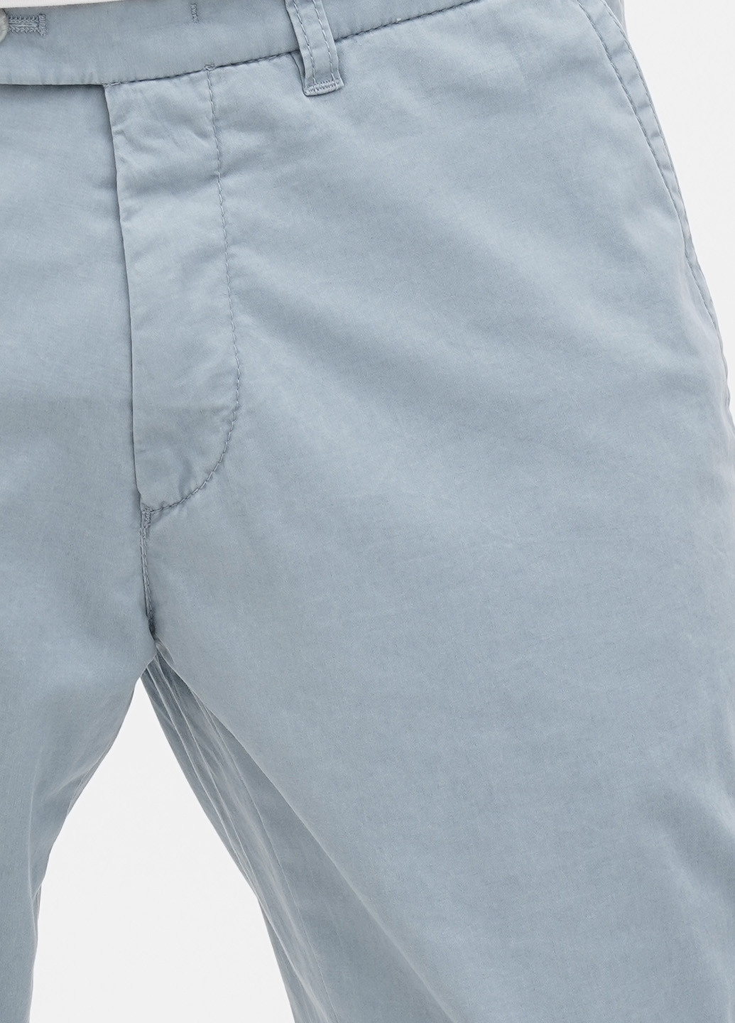 Голубые кэжуал демисезонные прямые брюки Lagrand