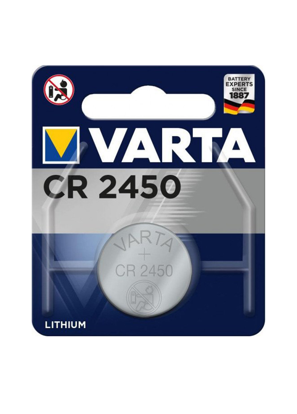 Батарея Varta cr 2450 bli 1 lithium (06450101401) (138004398)
