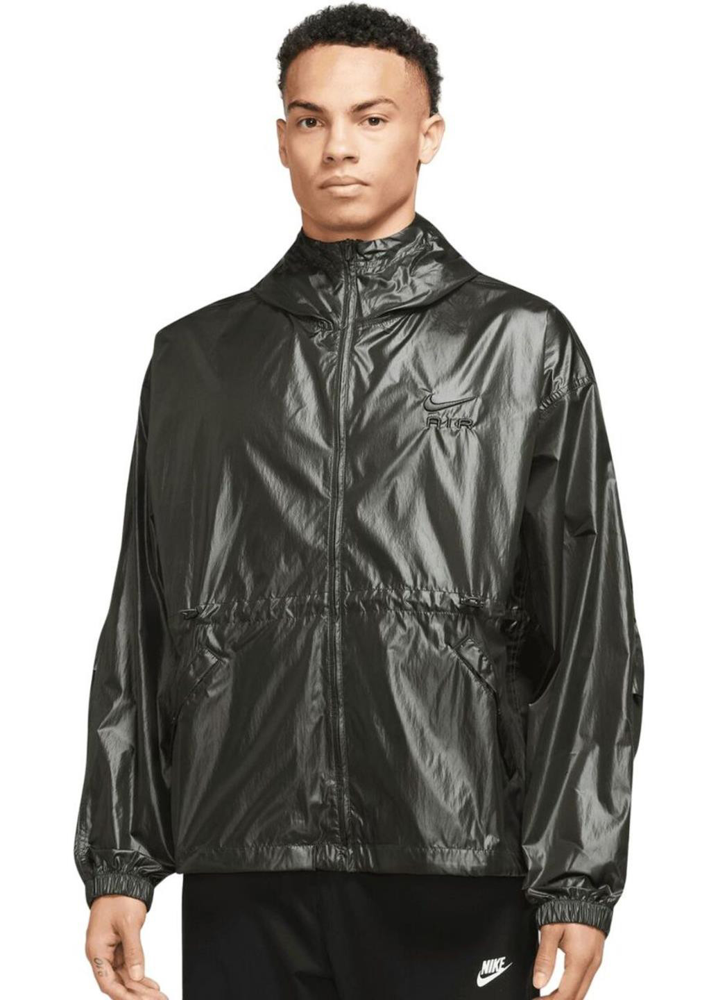 Темно-зеленая демисезонная ветровка Nike Air Men's Woven Jacket