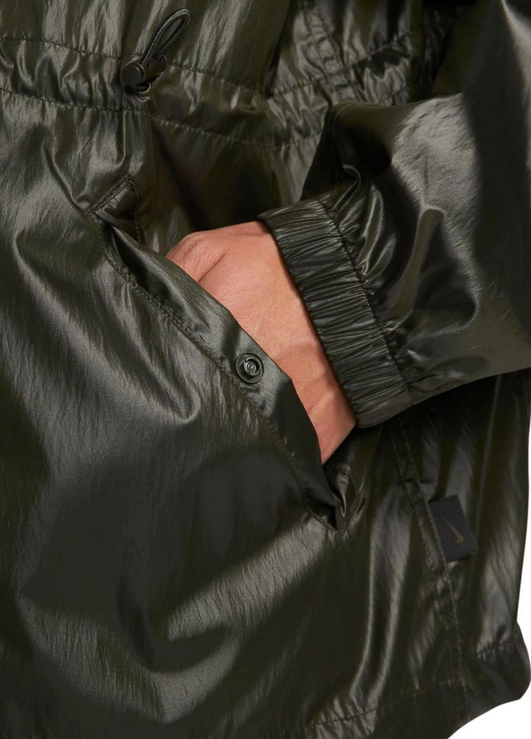 Темно-зеленая демисезонная ветровка Nike Air Men's Woven Jacket