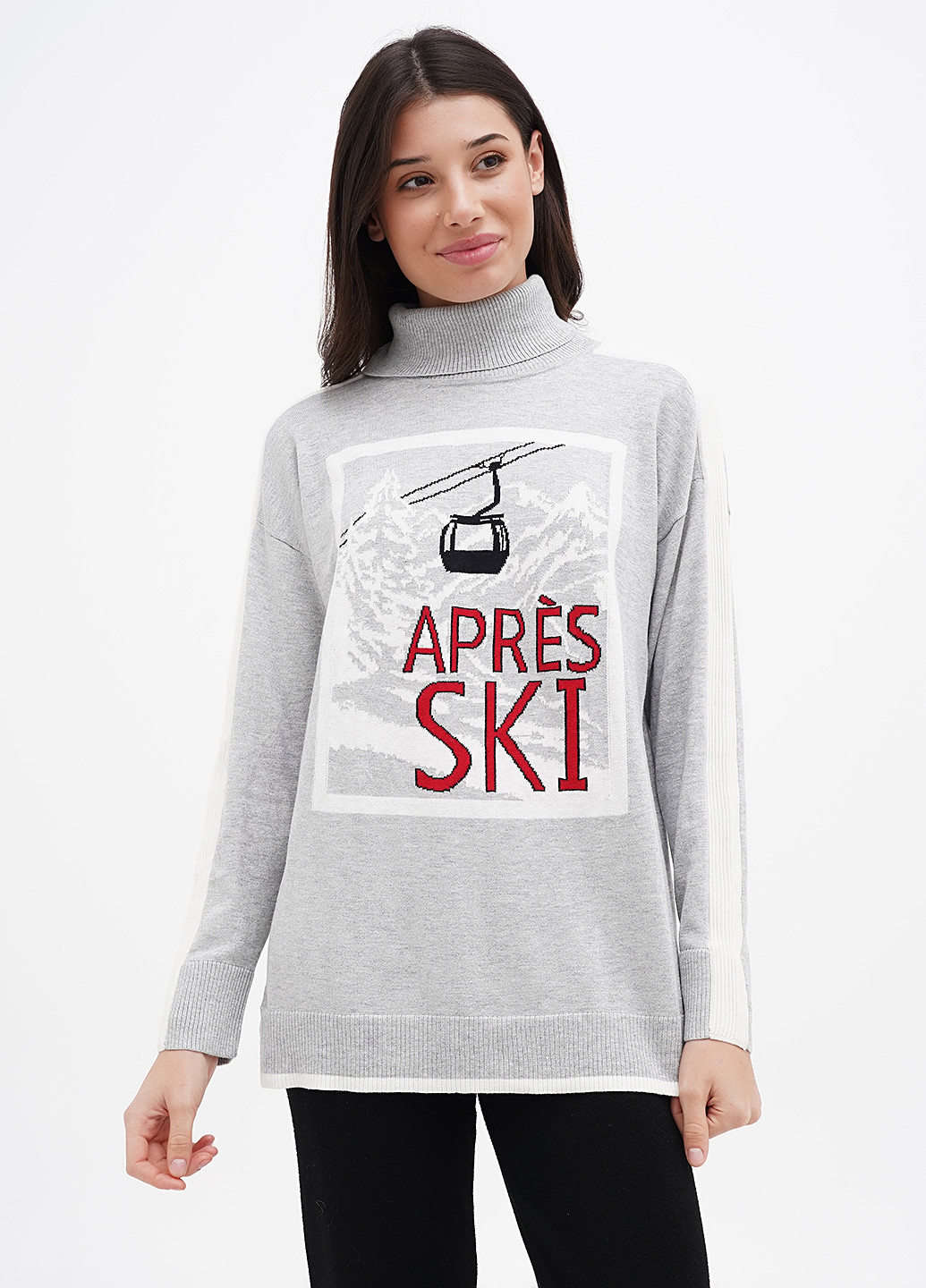 Сірий демісезонний светр Talbots