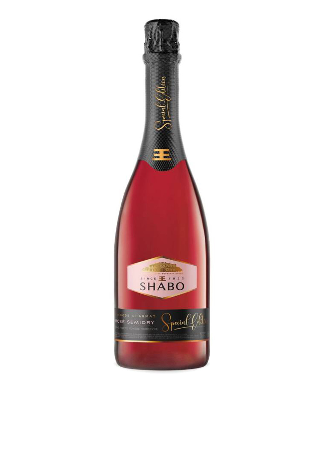Вино игристое Special Edition полусухое розовое, 0,75 л Shabo (253685079)