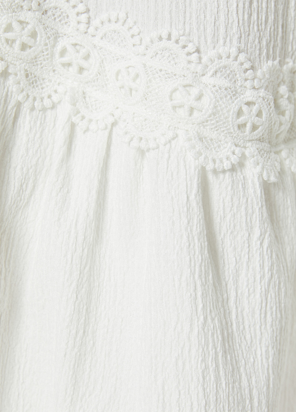 Белая кэжуал однотонная юбка KOTON а-силуэта (трапеция)