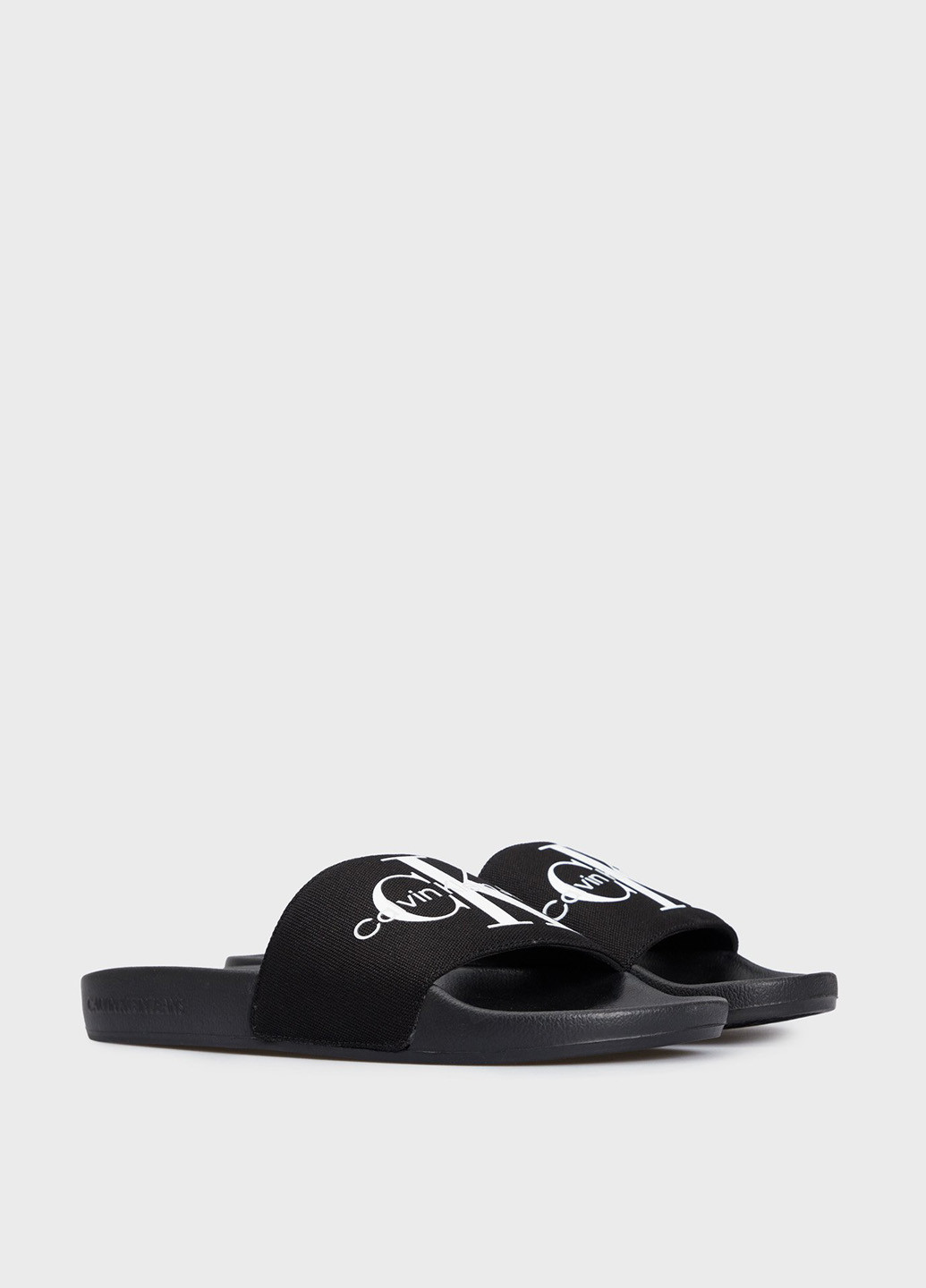 Черные кэжуал, пляжные шлепанцы Calvin Klein Jeans