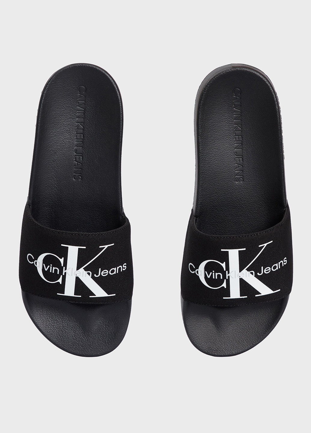 Черные кэжуал, пляжные шлепанцы Calvin Klein Jeans