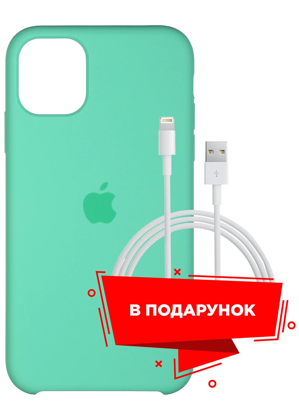 Чохол для Apple iPhone 11 Pro Spearmint + кабель Lightning (ARS55618) ARS (225525100)