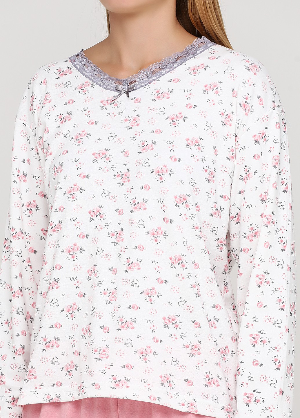 Фіолетова зимня комплект щільний трикотаж (світшот, штани) Glisa Pijama